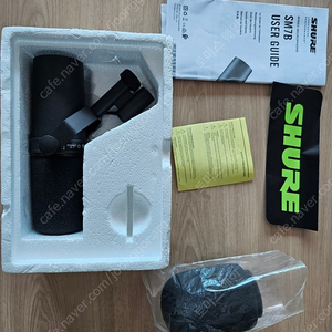 (미사용) shure 슈어 sm7b 방송용 초고사양 음방용 마이크 제품판매합니다