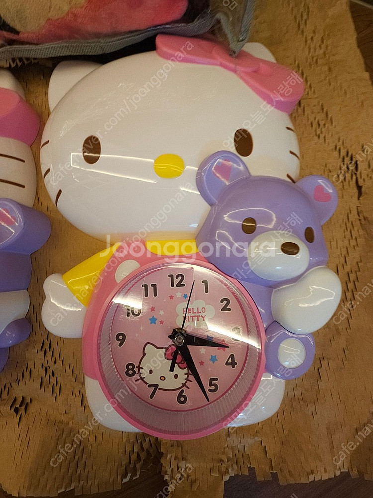 고전키티벽시계 키티베어롱쿠션--3