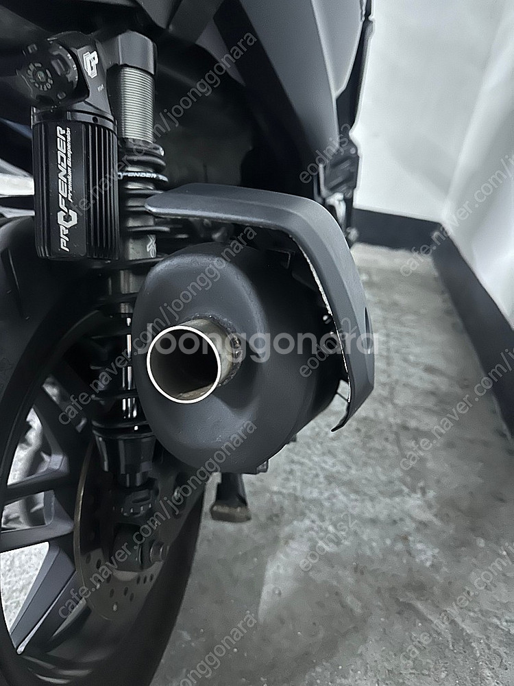 포르자350 순정 튜닝머플러--1