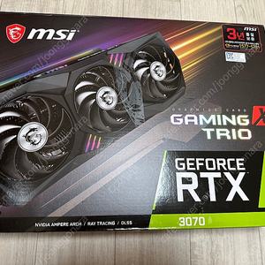 MSI rtx3070 게이밍 Z트리오(30만원)