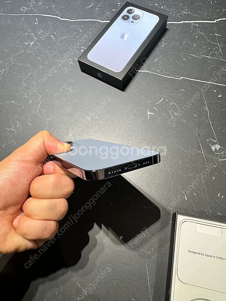 아이폰 13 프로 256 GB 시에라 블루--4