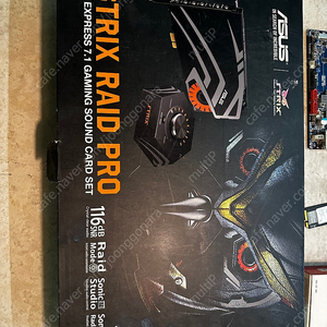 ASUS STRIX RAID PRO 사운드카드