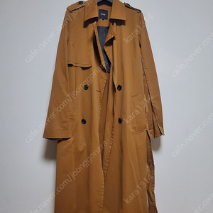 한섬 2nd floor 트렌치코트 2사이즈(날씬66까지 추천)