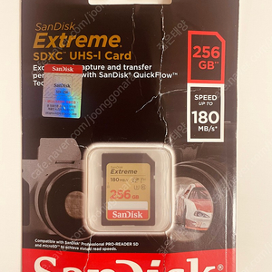 SD카드 메모리 sandisk 256GB (미개봉)