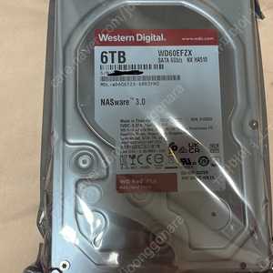 WD RED PLUS 6TB 미개봉