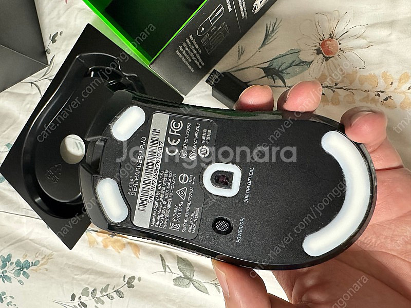 레이저 데스에더 v3 pro 블랙 + 하이퍼폴링동글 판...--2
