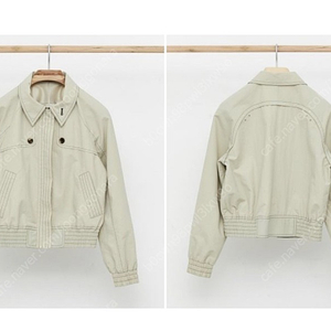 MATIN KIM 마뗑킴 BOMBER JACKET IVORY