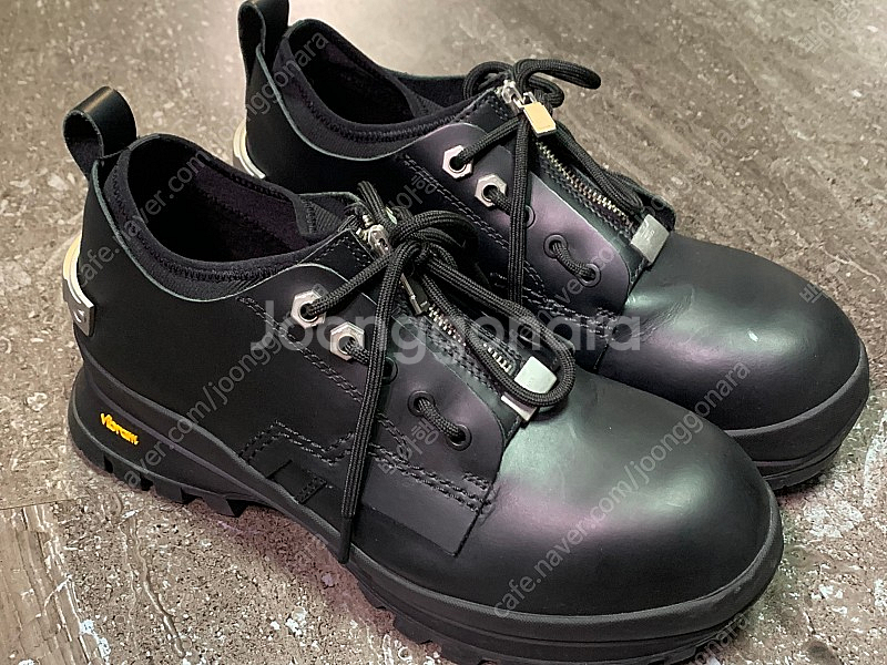 c2h4 블랙 보손 더비 슈즈 구두--0