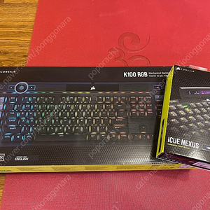 커세어 k100 rgb 은축 + icue nexus 셋트 판매합니다.