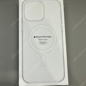 아이폰15프로맥스 정품 클리어케이스 미개봉