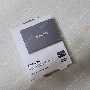 미개봉 새상품 삼성 SSD T7 500GB