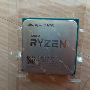 AMD 라이젠 5 3400G CPU+ 쿨러 판매합니다.