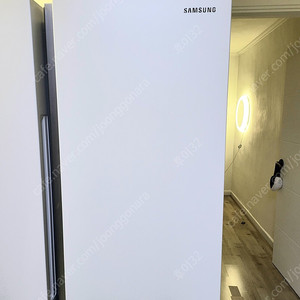 삼성 무광 3도어 코타 화이트 냉장고