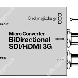 블랙매직디자인 Micro ConverterBiDirectional SDI/HDMI 3G 양방향 컨버터 팝니다.