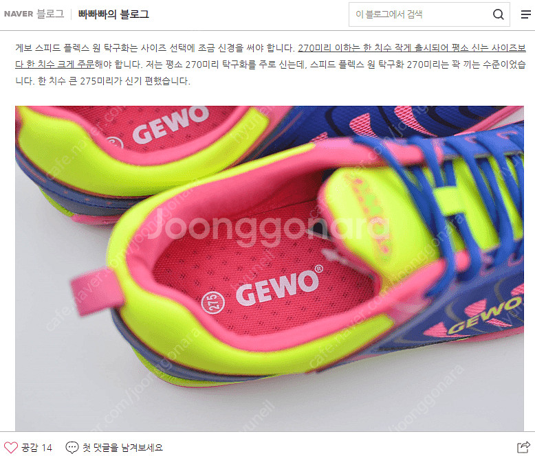 [실내 코트용 운동화] 게보(GEWO) 운동화(스피드 ...--1