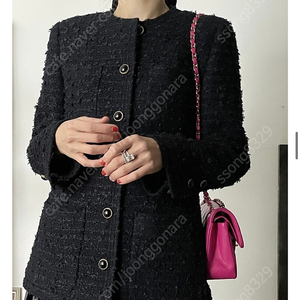 Atelier De Cemoment Black Swan Tweed Jacket _ Fabric by, Made in Japan 쎄모먼 블랙스완