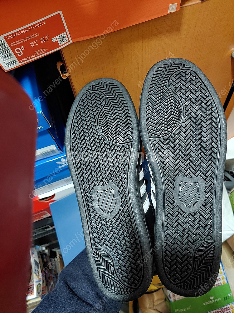 K.SWISS(케이 스위스) 코트 윈스턴 270mm(새상품)--8