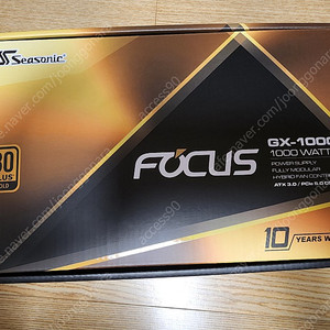 시소닉 NEW FOCUS GX-1000 GOLD Full Modular ATX 3.0