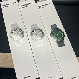 부산 갤럭시워치6클래식 47MM 실버 블랙 2대씩 재고 다량보유 37만원 R965