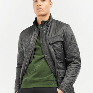 남자 바버 인터네셔널 투어러 자켓(Barbour International Tourer) 블랙