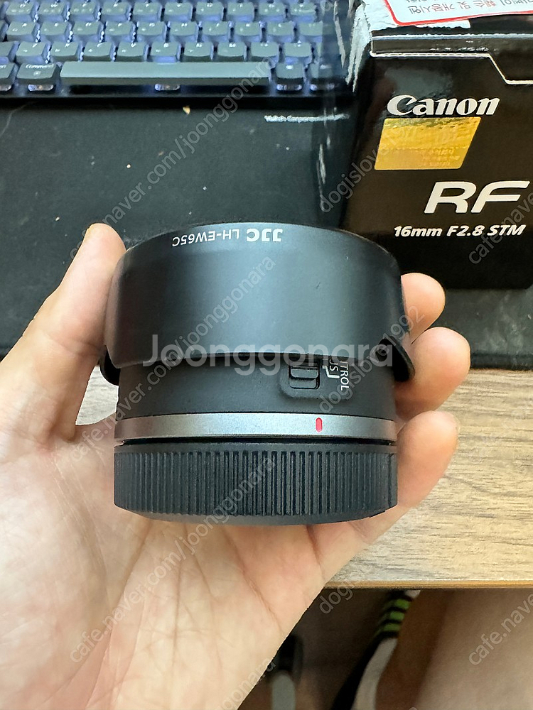캐논 RF16mm f2.8 풀박스--1