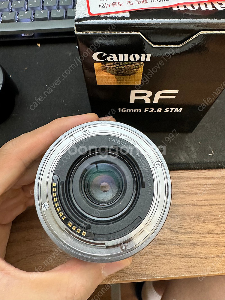 캐논 RF16mm f2.8 풀박스--3