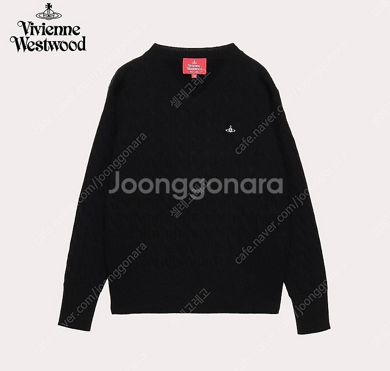 비비안웨스트우드 23FW 레드라벨 울 케이블 니트--1