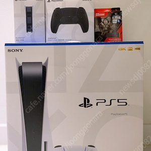 PS5 디스크버전 + 1TB Sdd 파이어쿠다 + 듀얼패드 + 정품충전거치대