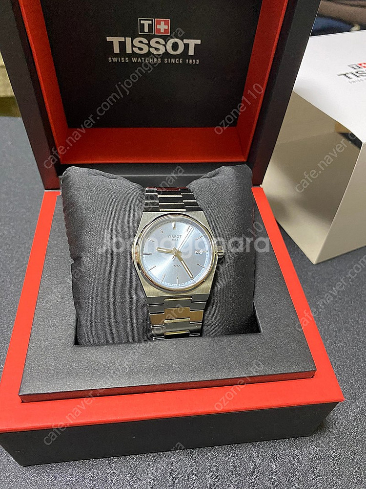 티쏘 prx 35 아이스블루 쿼츠 팝니다.--0