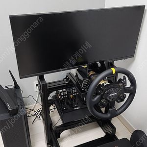 [레이싱휠] MOZA R16 + RS V2 핸들 + CRP 페달 DD 세트 판매합니다