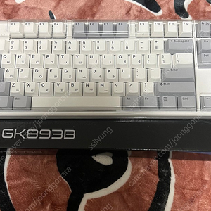 한성 gk893b sport 35g 화이트 무접점 무선키보드