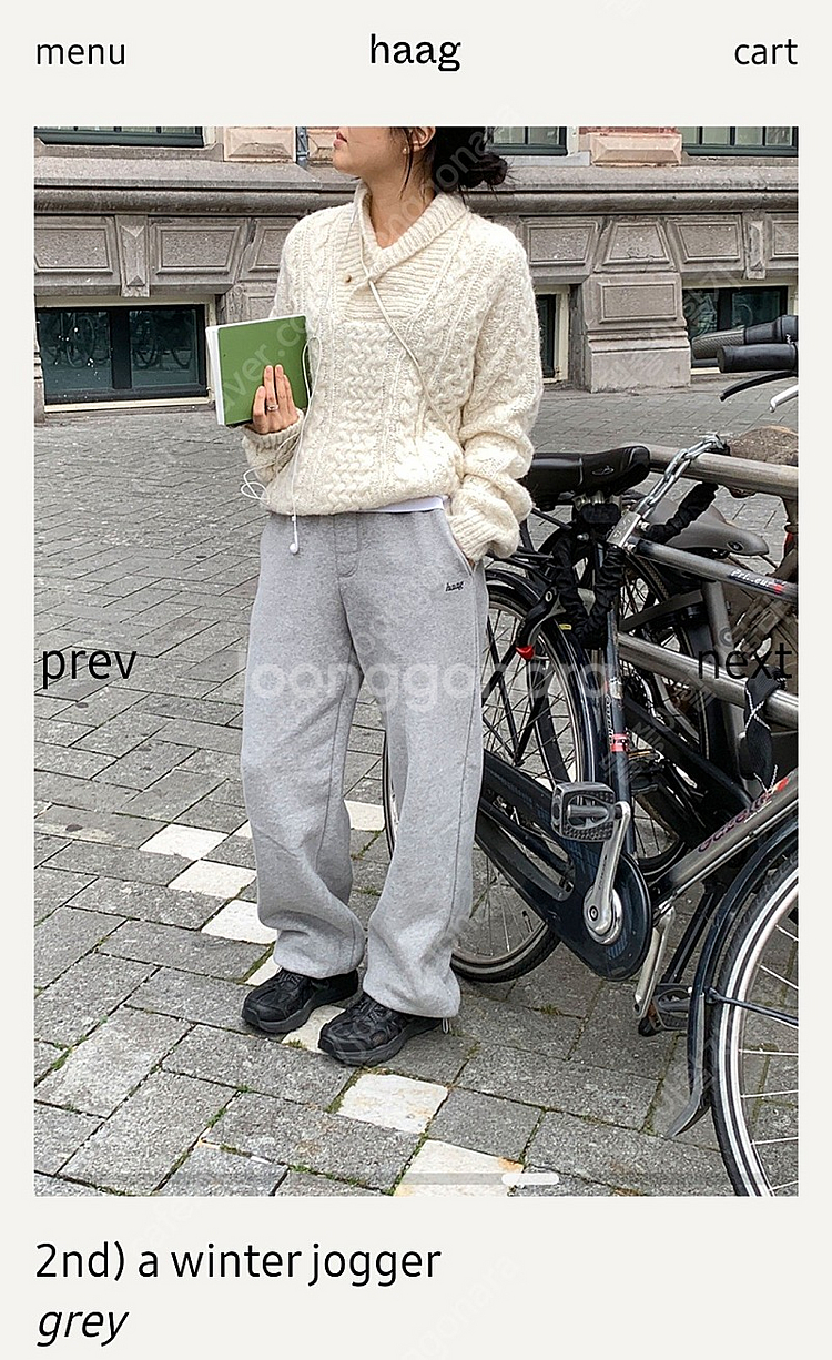 헤이그 윈터 조거 그레이 winter jogger--0