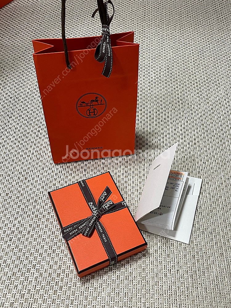 에르메스 팝아슈 미니 목걸이 로즈골드/로즈드라제 새상품--2