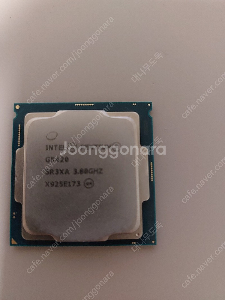 인텔 펜티엄 g5420 cpu 팝니다 | CPU/메인보드 | 중고나라