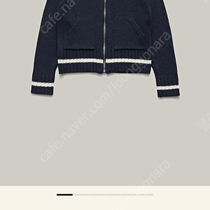 샵엠 네이비집엎pour zip-up cardigan (navy)