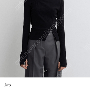 jsny Unbalanced Cut-out Top 언발란스 컷아웃 탑