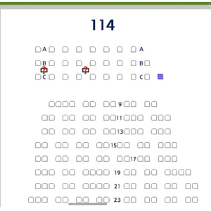 플레이오프 4차전 프리미엄석 114구역 단석