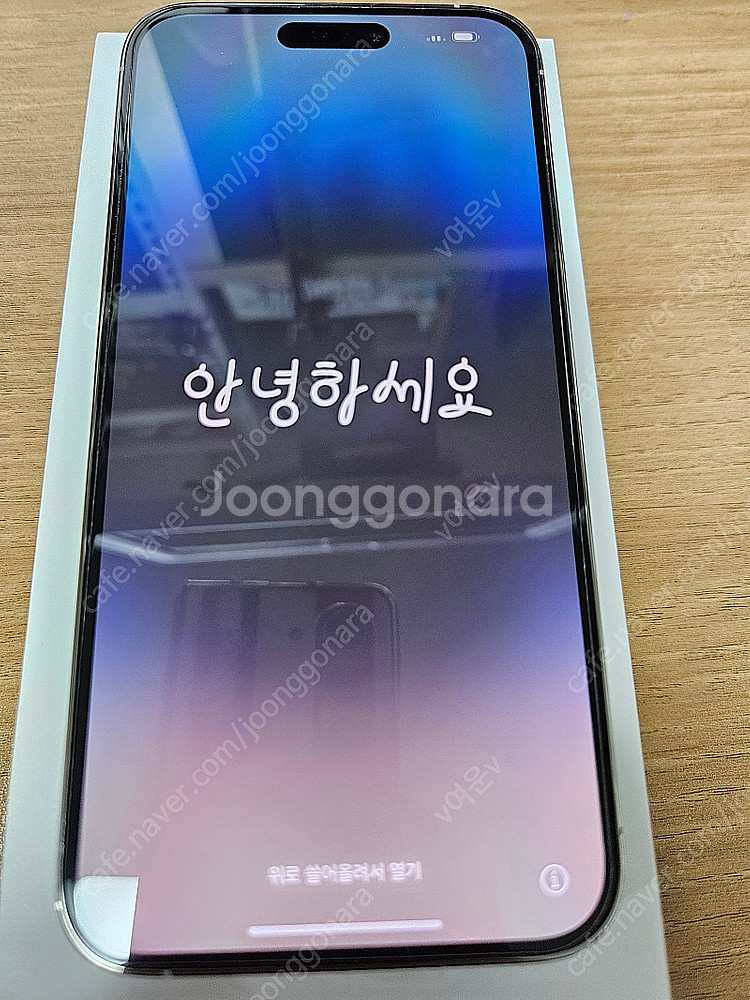 아이폰 14 프로맥스 자급제 512G 실버 SS급--0
