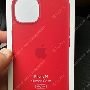 MagSafe형 iPhone 14 실리콘 케이스 - (PRODUCT)RED