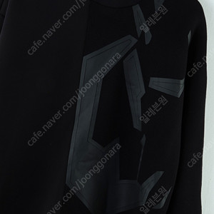 (XXL) 지오송지오 맨투맨 티셔츠 네오프렌 테크 블랙