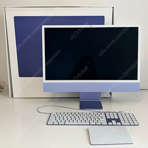 24형 퍼플 M1 아이맥 iMac 4.5K / 램 16GB / 512GB