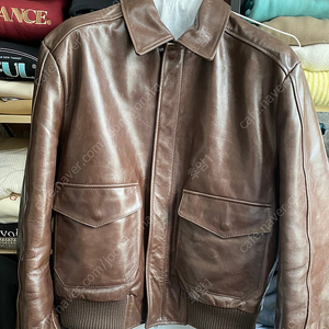 Stu office / printing leather jacket / L