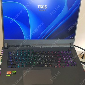 ASUS Rog strix g17 초고사양 게이밍 노트북 팝니다. 노트북 가방 같이 드려요