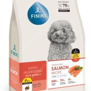 [피니키] 가수분해 강아지 사료 7kg (큰입자/ 유기농 원료사용)