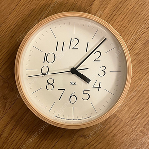 Riki Clock Type 1 Small 일본 디자이너 무소음 벽걸이 시계 판매