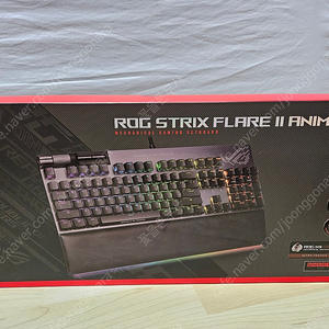 ASUS STRIX FLARE 애니메이트 키보드 팝니다 한글(갈축)