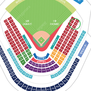 KT : NC 플레이오프 5차전 1루 응원지정석 202구역 정가양도합니다