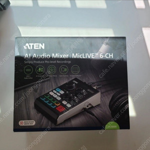 ATEN UC8000 에이텐 MicLIVE 6채널 AI 오디오 믹서