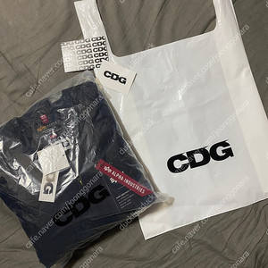 꼼데가르송 cdg 알파인더스트리 라이너 퀼팅 자켓(블랙/새상품/쇼핑백O)
