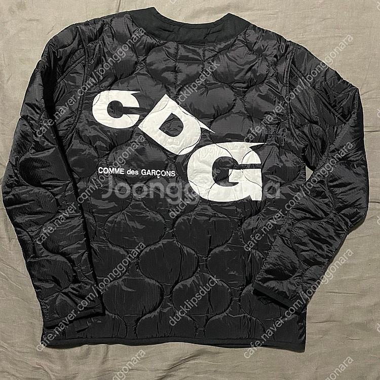꼼데가르송 cdg 알파인더스트리 라이너 퀼팅 자켓(블랙...--3